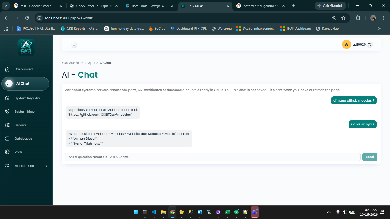 CKB Atlas AI Chat